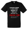 Shirt Trots op de Boer Heren Zwart 100% Katoen