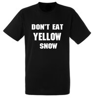 B&amp;C Shirt Heren #Do not eat yellow snow