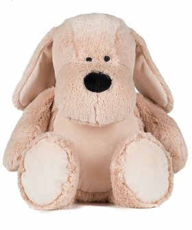 Mumbles Zippie Dog knuffel wit 45 cm 100% polyester pluche