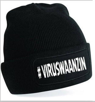 Muts Viruswaanzin met tekst 16 kleuren