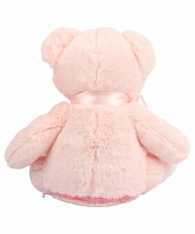 Mumbles Zippie New Baby Bear Knuffel zacht pluche wit roze blauw 40 cm