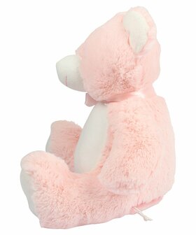 Mumbles Zippie New Baby Bear Knuffel zacht pluche wit roze blauw 40 cm