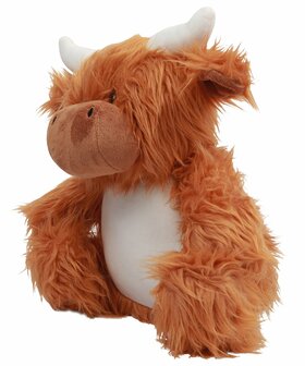 Mumbles Zippie Schotse Hooglander knuffel 35 cm hoogwaardig en superzacht pluche