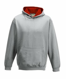 heater grey/ fire red