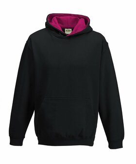 jet black hot pink