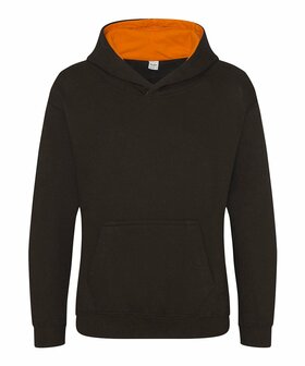 jet black/ orange crush