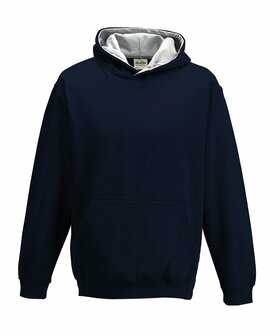 new french navy/ heather grey
