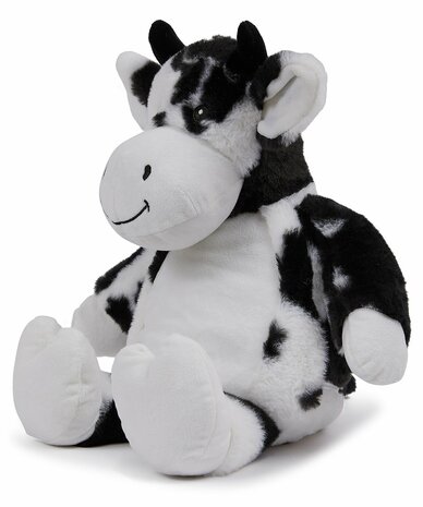 Mumbles Zippie koe knuffel hoogwaardig zacht pluche 32 cm