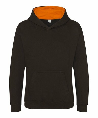 jet black/ orange crush