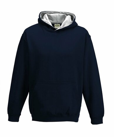 new french navy/ heather grey