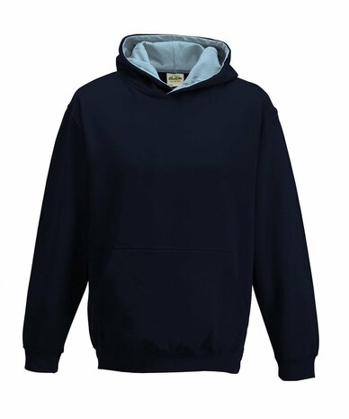 new french navy/ sky blue