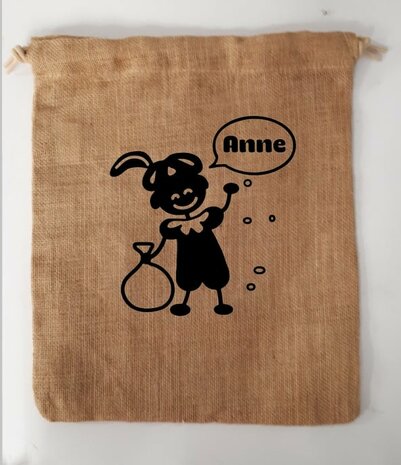 zwarte pietje met eigen naam