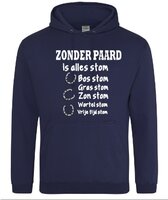 Hoodie – "Alles Stom" | De Perfecte Hoodie voor Paardliefhebbers