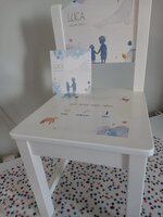 Houten geboorte stoeltje