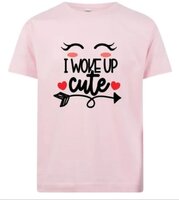 Baby & Peuter T-Shirt "I Woke Up Cute