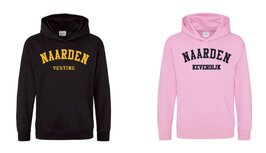 Kinder hoodie met je eigen plaatsnaam