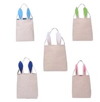 Katoenen paas tas met gekleurde oren